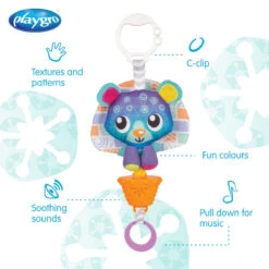 Playgro Musical Polar Pals Bear Muziekdoosje P0188320 -Dirkje || Jollein || bébé-jou Verkoopwinkel 0188320 polar pals musical pullstring bear feature image