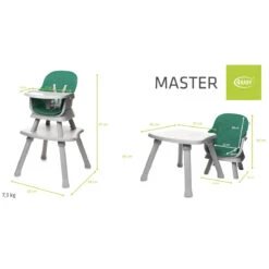 4Baby Master XXIII Green 6-in-1 Kinderstoel -Dirkje || Jollein || bébé-jou Verkoopwinkel 4baby master xxiii green 6 in 1 kinderstoel 15