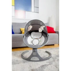 4Baby Rock 'n Relax XXIII Grey Swing Babyschommel -Dirkje || Jollein || bébé-jou Verkoopwinkel 4baby rock n relax xxiii sfeer 2 grijs