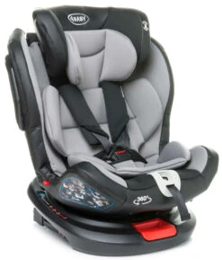4Baby Roto-Fix Grey 360º 0-36 Kg Isofix Autostoel -Dirkje || Jollein || bébé-jou Verkoopwinkel 4baby roto fix 360 0 36 kg isofix autostoel 1 1 1
