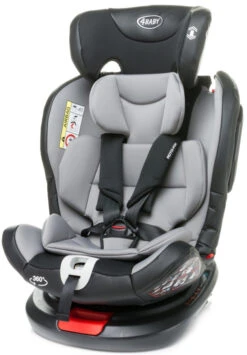 4Baby Roto-Fix Light Grey 360º 0-36 Kg Isofix Autostoel -Dirkje || Jollein || bébé-jou Verkoopwinkel 4baby roto fix 360 0 36 kg isofix autostoel 7 3