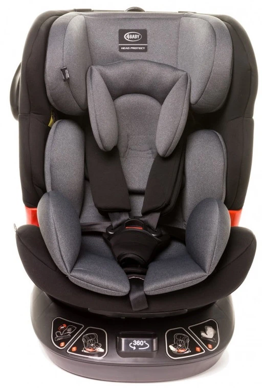 4Baby Space-Fix 2022 Grey 360º 0-36 Kg Autostoel 5 4Baby Space-Fix 2022 Grey 360º 0-36 Kg Autostoel - Afbeelding 3