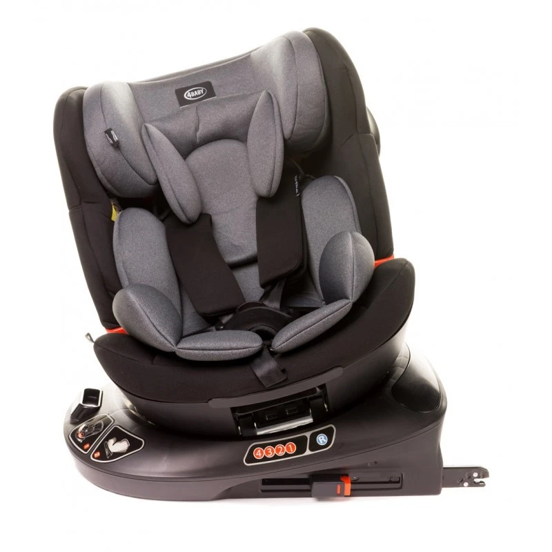4Baby Space-Fix 2022 Grey 360º 0-36 Kg Autostoel 6 4Baby Space-Fix 2022 Grey 360º 0-36 Kg Autostoel - Afbeelding 4