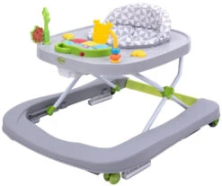 4Baby Walk 'n Push Grey Loopstoel 7039