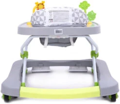 4Baby Walk 'n Push Grey Loopstoel 7039 -Dirkje || Jollein || bébé-jou Verkoopwinkel 4baby walk n push grey loopstoel 7039 4