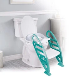 Dolu Blauw Toilettrainer Met Trapje 7249 -Dirkje || Jollein || bébé-jou Verkoopwinkel 7248 f dolu groen toilettrainer met trapje 7248
