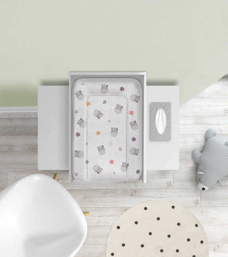 Albero Mio Animals & Love Hippo Aankleedkussen A001 4 Albero Mio Animals & Love Hippo Aankleedkussen A001 - Afbeelding 2