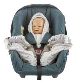 Babyjem Wit/Grijs Wikkeldeken 1116431 -Dirkje || Jollein || bébé-jou Verkoopwinkel Babyjem Wit Grijs Wikkeldeken 1116431 3