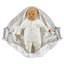 Babyjem Wit/Grijs Wikkeldeken 1116431 -Dirkje || Jollein || bébé-jou Verkoopwinkel Babyjem Wit Grijs Wikkeldeken 1116431 6