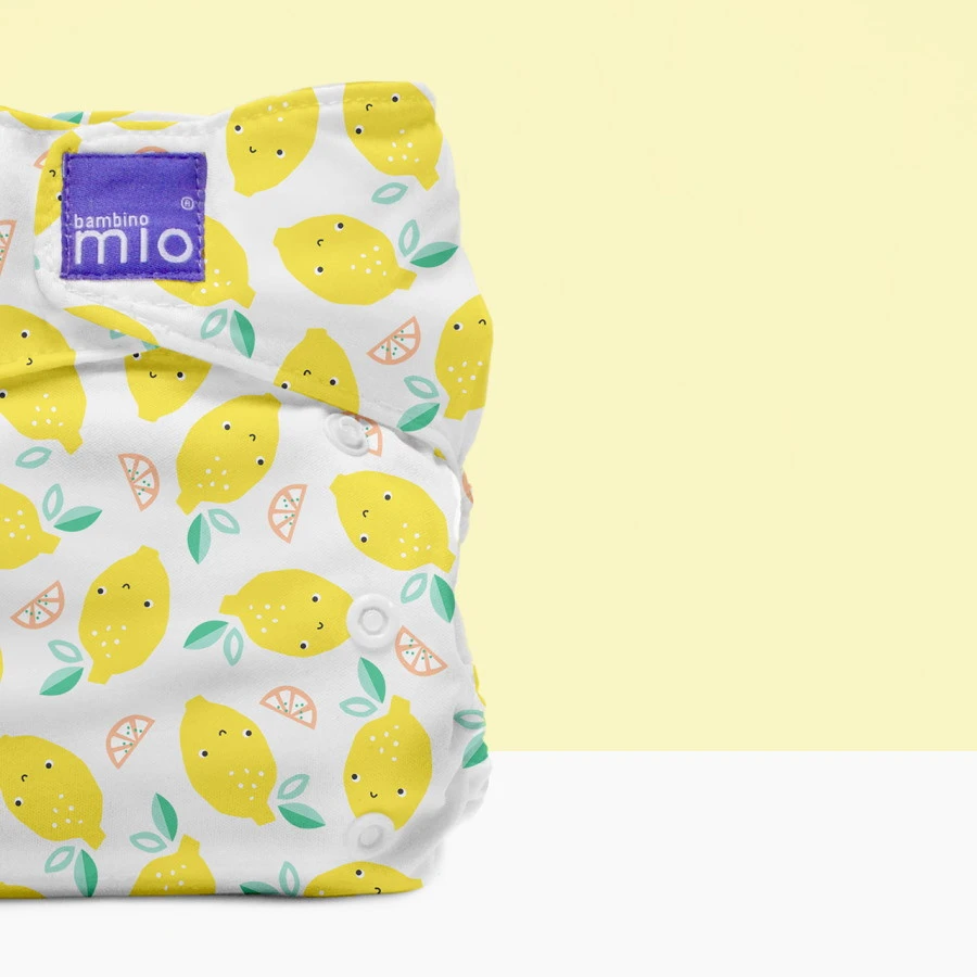 Bambino Mio MioSolo Lemon Drop Wasbare Luier BM-5SO-LEM 4 Bambino Mio MioSolo Lemon Drop Wasbare Luier BM-5SO-LEM - Afbeelding 2