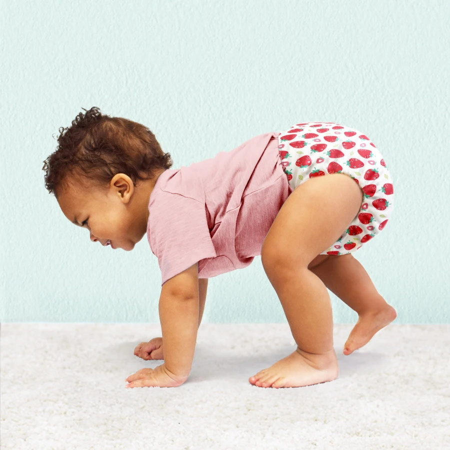 Bambino Mio MioSolo Strawberry Cream Wasbare Luier BM-5SO-SCR 4 Bambino Mio MioSolo Strawberry Cream Wasbare Luier BM-5SO-SCR - Afbeelding 2