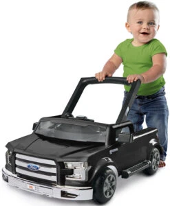 Bright Starts Ford F-150 Agate Zwart 3-in-1 Loopstoel En Loopwagen K12861 -Dirkje || Jollein || bébé-jou Verkoopwinkel Bright Starts Ford 3