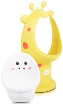 Cangaroo Masai Yellow Kinder Urinoir -Dirkje || Jollein || bébé-jou Verkoopwinkel Cangaroo Masai Yellow Kinder Urinoir 2