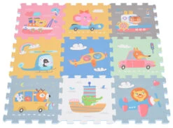 Cangaroo Transport 9 Stuks Schuimrubberen Puzzelmat 3087