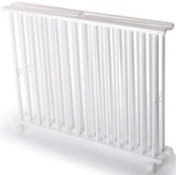 Amal II Hugo Wit 75 X 100 Cm Inklapbare Box 167-196-30 -Dirkje || Jollein || bébé-jou Verkoopwinkel Hugo Ingeklapt 4 1