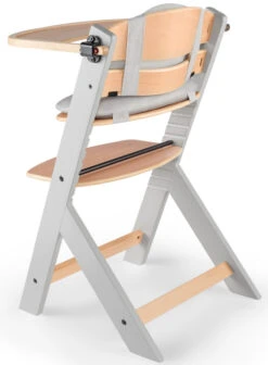 Kinderkraft Enock Grijs/Naturel Houten Kinderstoel Met Zitverkleiner KHENOC0PGRY0000 -Dirkje || Jollein || bébé-jou Verkoopwinkel Kinderkraft Enock Grey Kinderstoel met Zitverkleiner KHENOC0PGRY0000 4