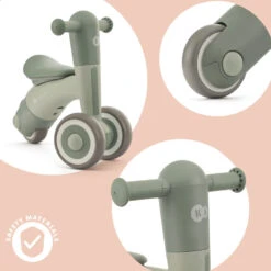 Kinderkraft Minibi Leaf Green Loopfiets KRMIBI00GRE0000 -Dirkje || Jollein || bébé-jou Verkoopwinkel Kinderkraft Minibi Leaf Green Loopfiets KRMIBI00GRE0000 7