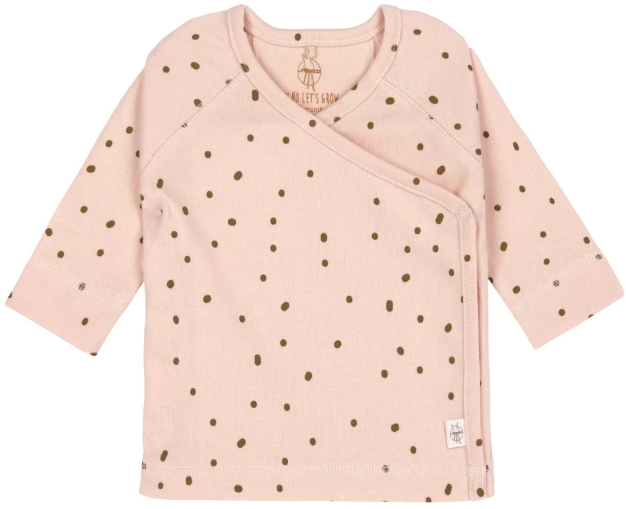 LÄSSIG Lassig GOTS Dots Powder Pink Maat 50/56 Lange Mouw Overslag Shirtje 1531011772-56 5 LÄSSIG Lassig GOTS Dots Powder Pink Maat 50/56 Lange Mouw Overslag Shirtje 1531011772-56 - Afbeelding 3