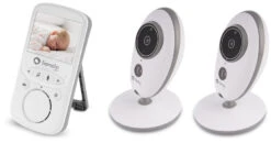 Lionelo Babyline 5.1 Beeldbabyfoon Met 2 Camera's LOC-BABYLINE 5.1 WHITE