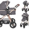 Lorelli Alexa Luxe Black 3-in-1 Combi Kinderwagen Incl. Autostoel 1002129-2186 -Dirkje || Jollein || bébé-jou Verkoopwinkel Lorelli Alexa Luxe Black 3 in 1 Combi Kinderwagen incl. Autostoel 1002129 2186