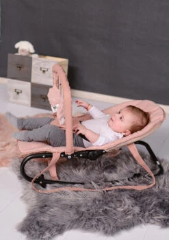 Lorelli Eliza Luxe Cameo Rose Stars Baby Rocker Wipstoel 1011016-2148 -Dirkje || Jollein || bébé-jou Verkoopwinkel Lorelli Eliza Luxe Baby Rocker Wipstoel 1011016 5