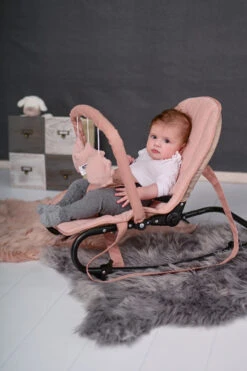 Lorelli Eliza Luxe Cameo Rose Stars Baby Rocker Wipstoel 1011016-2148 -Dirkje || Jollein || bébé-jou Verkoopwinkel Lorelli Eliza Luxe Baby Rocker Wipstoel 1011016 6