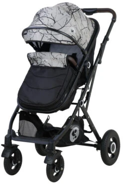Lorelli Sena Grey Marble 3-in-1 Combi Kinderwagen Incl. Autostoel 1002161-2113 -Dirkje || Jollein || bébé-jou Verkoopwinkel Lorelli Sena Grey Marble 3 in 1 Combi Kinderwagen incl. Autostoel 1002161 2113 4