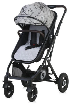 Lorelli Sena Grey Marble 3-in-1 Combi Kinderwagen Incl. Autostoel 1002161-2113 -Dirkje || Jollein || bébé-jou Verkoopwinkel Lorelli Sena Grey Marble 3 in 1 Combi Kinderwagen incl. Autostoel 1002161 2113 5