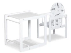 MamaLoes Wit Lily Kinderstoel -Dirkje || Jollein || bébé-jou Verkoopwinkel MamaLoes Wit Lily Kinderstoel 1