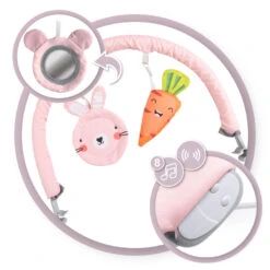 Momi Glossy Bunny Bouncer Wipstoel BULE00004 -Dirkje || Jollein || bébé-jou Verkoopwinkel Momi Glossy Bunny Wipstoel BULE00004 4