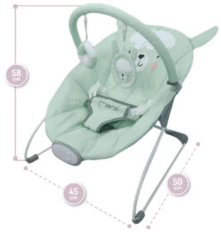 Momi Glossy Lama Bouncer Wipstoel BULE00005 -Dirkje || Jollein || bébé-jou Verkoopwinkel Momi Glossy Lama Wipstoel BULE00005 5