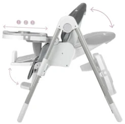 Momi Yumtis Dark Grey Kinderstoel KRKA00001 -Dirkje || Jollein || bébé-jou Verkoopwinkel Momi Yumtis Dark Grey Kinderstoel KRKA00001 4