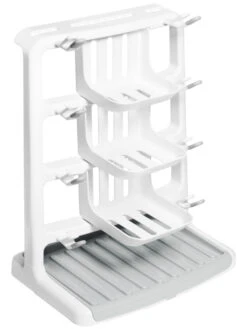 Munchkin Ruimtebesparend Flesjes Droogrek 051898 -Dirkje || Jollein || bébé-jou Verkoopwinkel Munchkin Ruimtebesparend Flesjes Droogrek 051898 2