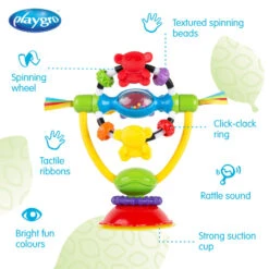 Playgro High Chair Spinning Toy P0182212 -Dirkje || Jollein || bébé-jou Verkoopwinkel Playgro High Chair Spinning Toy P0182212 5