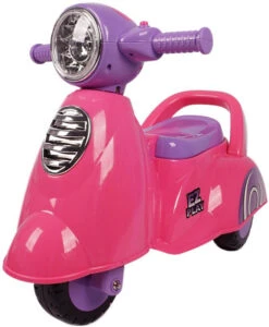 Eco Toys Retro Pink Loopscooter 605 -Dirkje || Jollein || bébé-jou Verkoopwinkel Retro Loopscooter Roze