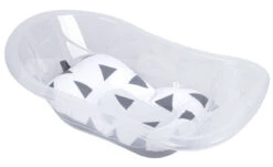 Sevibaby Cozy Triangle Grey Baby Badkussen 69-141 -Dirkje || Jollein || bébé-jou Verkoopwinkel Sevibaby Cozy Triangle Grey Baby Badkussen 69 141 4