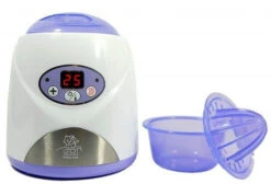 SisiBaby Digitale Smart Flessenwarmer SBC-002 -Dirkje || Jollein || bébé-jou Verkoopwinkel Sisi SBC 002 Paars Flessenwarmer 3 4