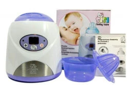 SisiBaby Digitale Smart Flessenwarmer SBC-002 -Dirkje || Jollein || bébé-jou Verkoopwinkel Sisi SBC 002 Paars Flessenwarmer 5 4