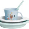 Suavinex Forest Blauw 4-delig Dinerset SXZFEE070300 1 Suavinex Forest Blauw 4-delig Dinerset SXZFEE070300 -Dirkje || Jollein || bébé-jou Verkoopwinkel Suavinex Forest Blauw 4 delig Dinerset SXZFEE070300 1