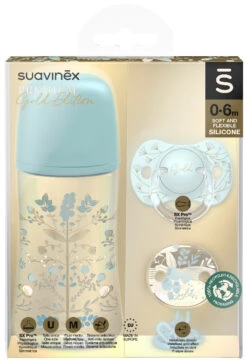 Suavinex Gold Blue Gift Set SXSGZ2080248 -Dirkje || Jollein || bébé-jou Verkoopwinkel Suavinex Gold Blue Gift Set SXSGZ2080248.1