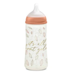 Suavinex Gold Large Flow Orange 360 Ml Silicone Fles SXSGX3080224 -Dirkje || Jollein || bébé-jou Verkoopwinkel Suavinex Gold Slow Flow Orange 360 ml Silicone Fles SXSGX3080224 2