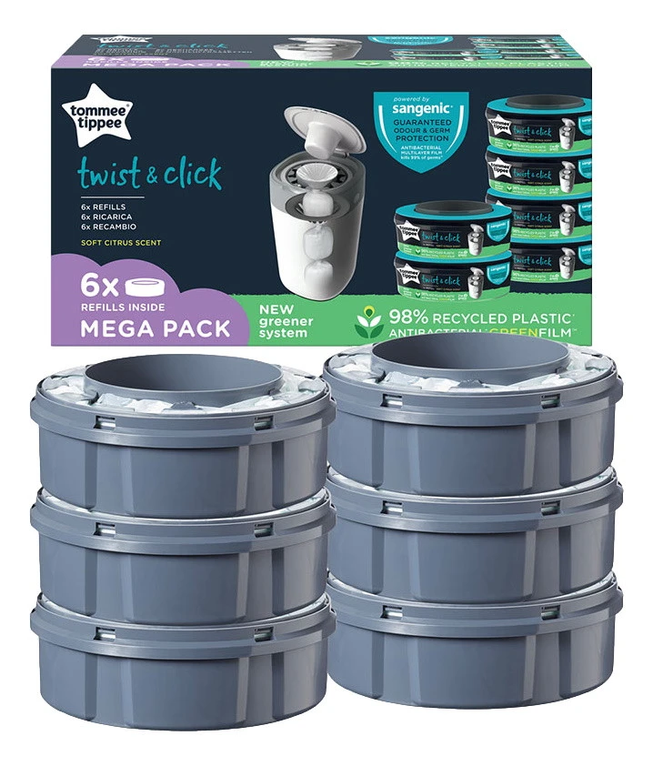 Tommee Tippee Twist & Click Cassettes 6-pack 85100802 3 Tommee Tippee Twist & Click Cassettes 6-pack 85100802