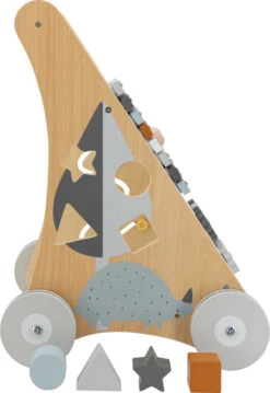 Tryco Houten Activiteiten Loopwagen TR-303012 -Dirkje || Jollein || bébé-jou Verkoopwinkel Tryco Houten Activiteiten Loopwagen TR 303012 02