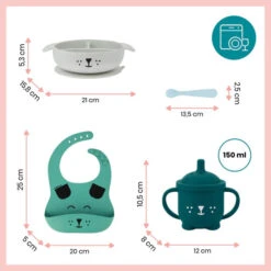 Babymoov Learn'Isy Hond Kinderservies Set Incl. Silicone Slab A005403 10 Babymoov Learn'Isy Hond Kinderservies Set Incl. Silicone Slab A005403 -Dirkje || Jollein || bébé-jou Verkoopwinkel a005403 kitlearnisychien packwebuniversal07 3661276174054 540x