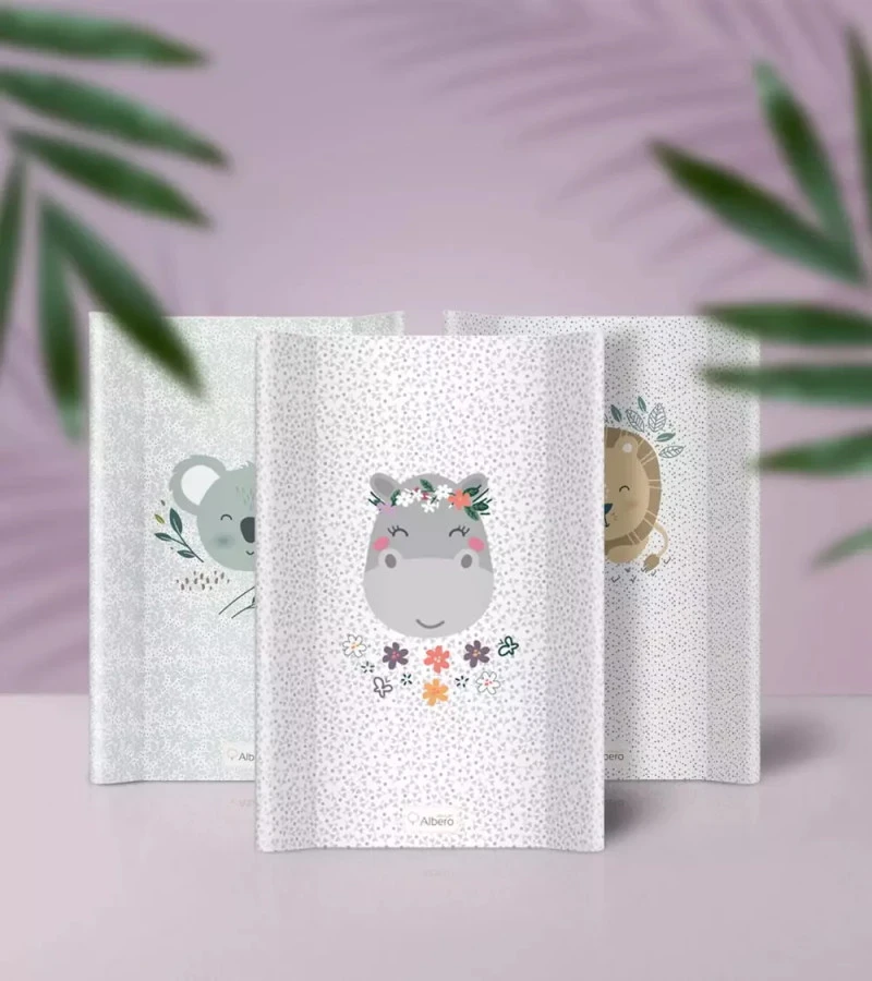 Albero Mio Animals & Love Hippo Aankleedkussen MM70 A001 6 Albero Mio Animals & Love Hippo Aankleedkussen MM70 A001 - Afbeelding 4