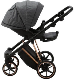 Adamex Belissa Special Edition Grey/Rose 2-in-1 Kinderwagen PS-596 -Dirkje || Jollein || bébé-jou Verkoopwinkel adamex belissa special edition grey rose 2 in 1 kinderwagen ps 596 6 1920x1920