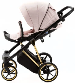 Adamex Belissa Special Edition Pink/Gold 2-in-1 Kinderwagen PS-540 -Dirkje || Jollein || bébé-jou Verkoopwinkel adamex belissa special edition pink gold 2 in 1 kinderwagen ps 540 8