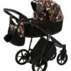 Adamex Porto Flowers Black 2-in-1 Kinderwagen FL-1 -Dirkje || Jollein || bébé-jou Verkoopwinkel adamex porto flowers black 2 in 1 kinderwagen fl 1 01 1920x1920