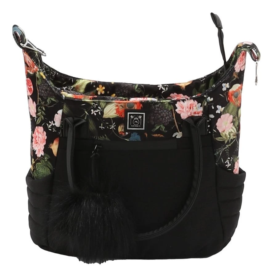 Adamex Porto Flowers Black 2-in-1 Kinderwagen FL-1 11 Adamex Porto Flowers Black 2-in-1 Kinderwagen FL-1 - Afbeelding 9