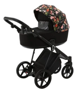 Adamex Porto Flowers Black 2-in-1 Kinderwagen FL-1 14 Adamex Porto Flowers Black 2-in-1 Kinderwagen FL-1 -Dirkje || Jollein || bébé-jou Verkoopwinkel adamex porto flowers black 2 in 1 kinderwagen fl 1 5 1920x1920